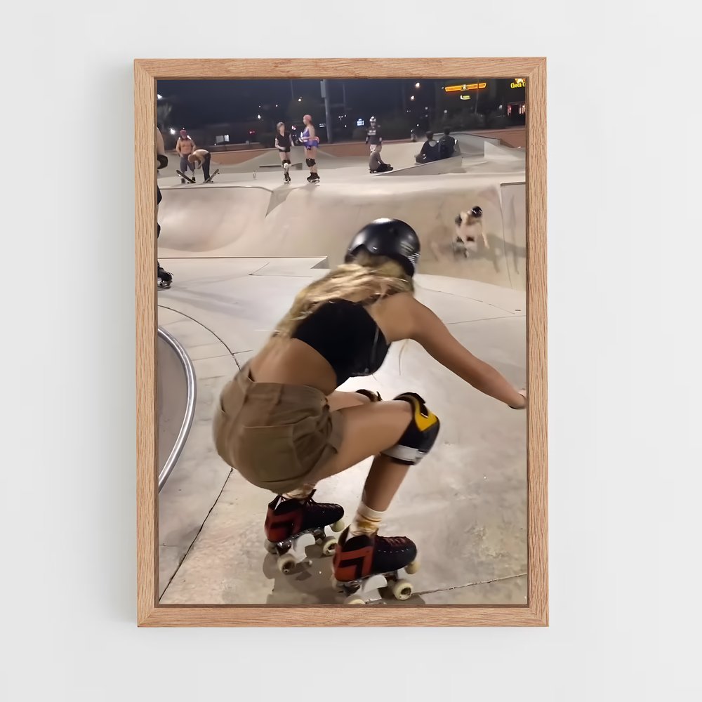 Poster Skater Girl Rising – affiche Roller (vue 4)